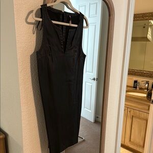 Black Leather Mini Dress